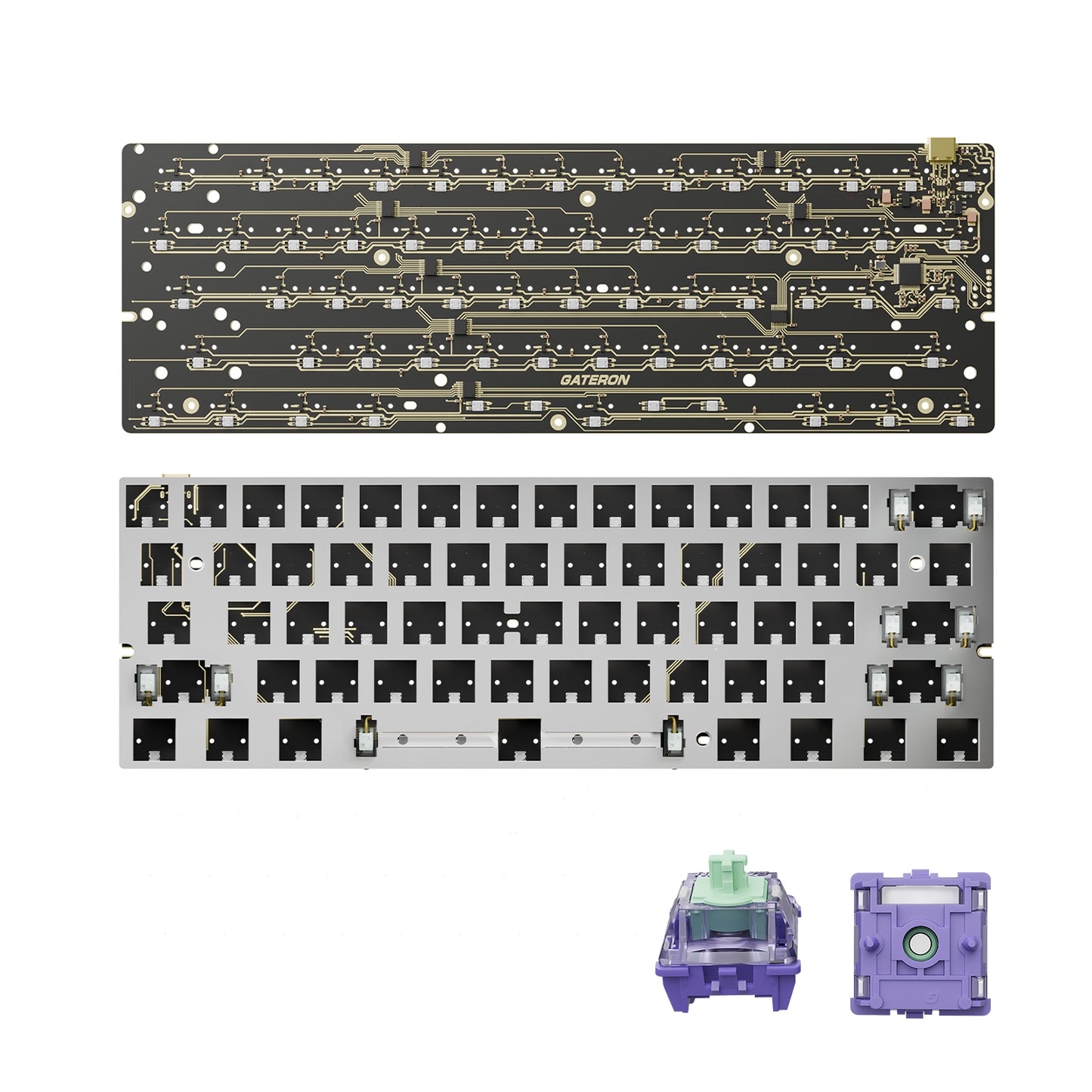 GATERON  GT60 PRO Magnetic Gaming Keyboard PCB
