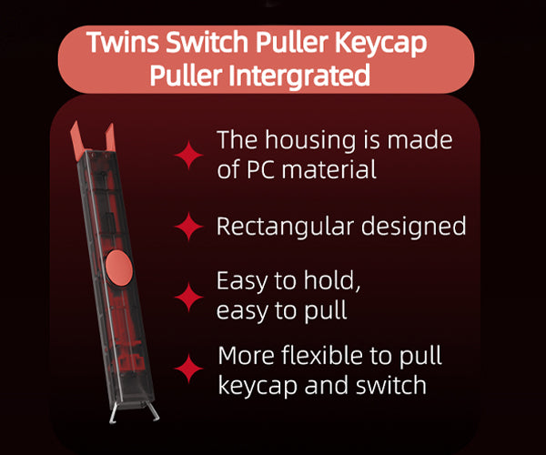GATERON Twins DIY Tool Switch Puller Keycap Puller Intergrated
