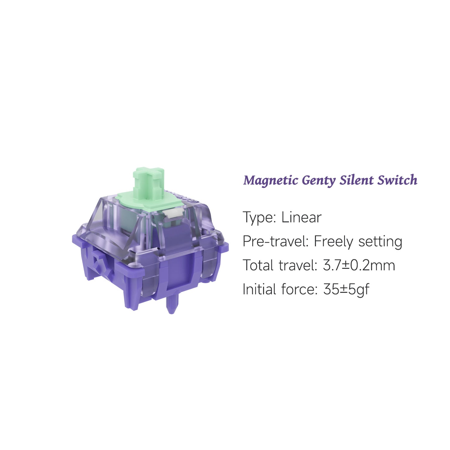 GATERON Magnetic Genty Silent HE Switch Set