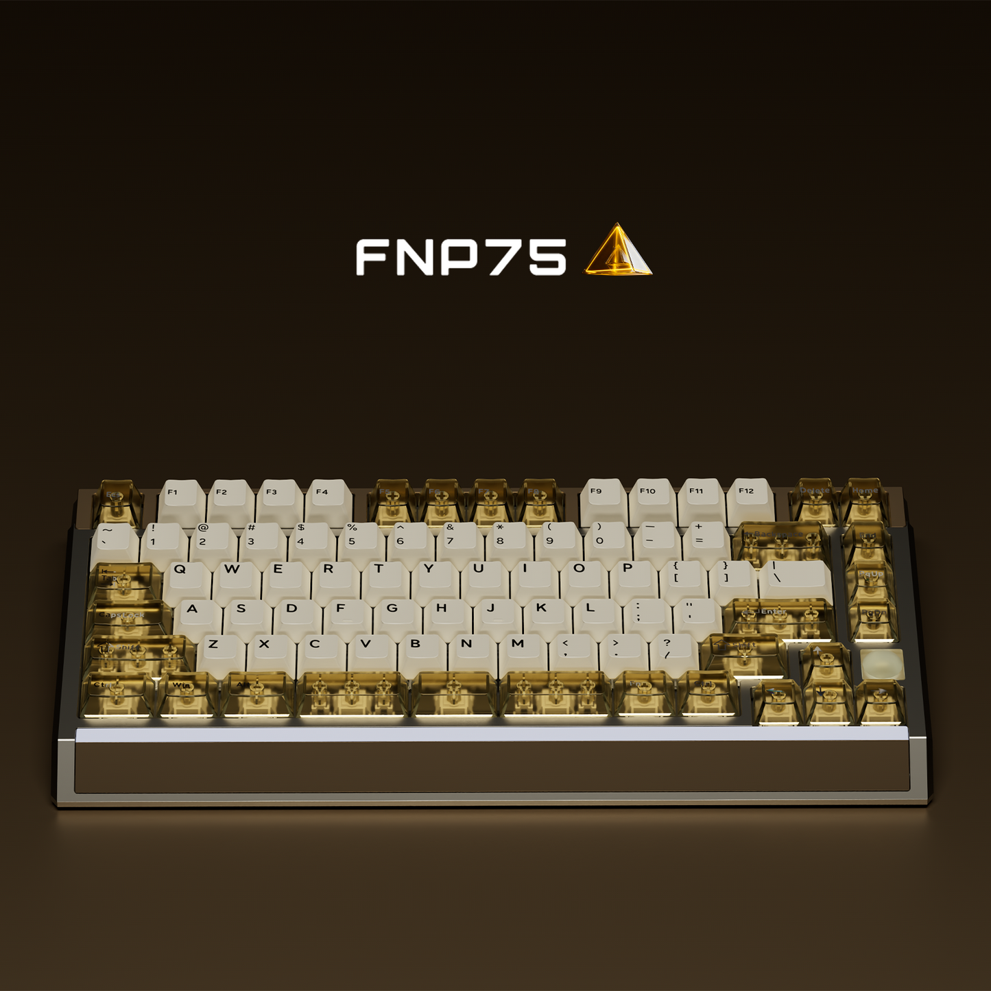 GATERON × Sikakeyb FNP75 HE Magnetic Switch Custom Gaming Keyboard