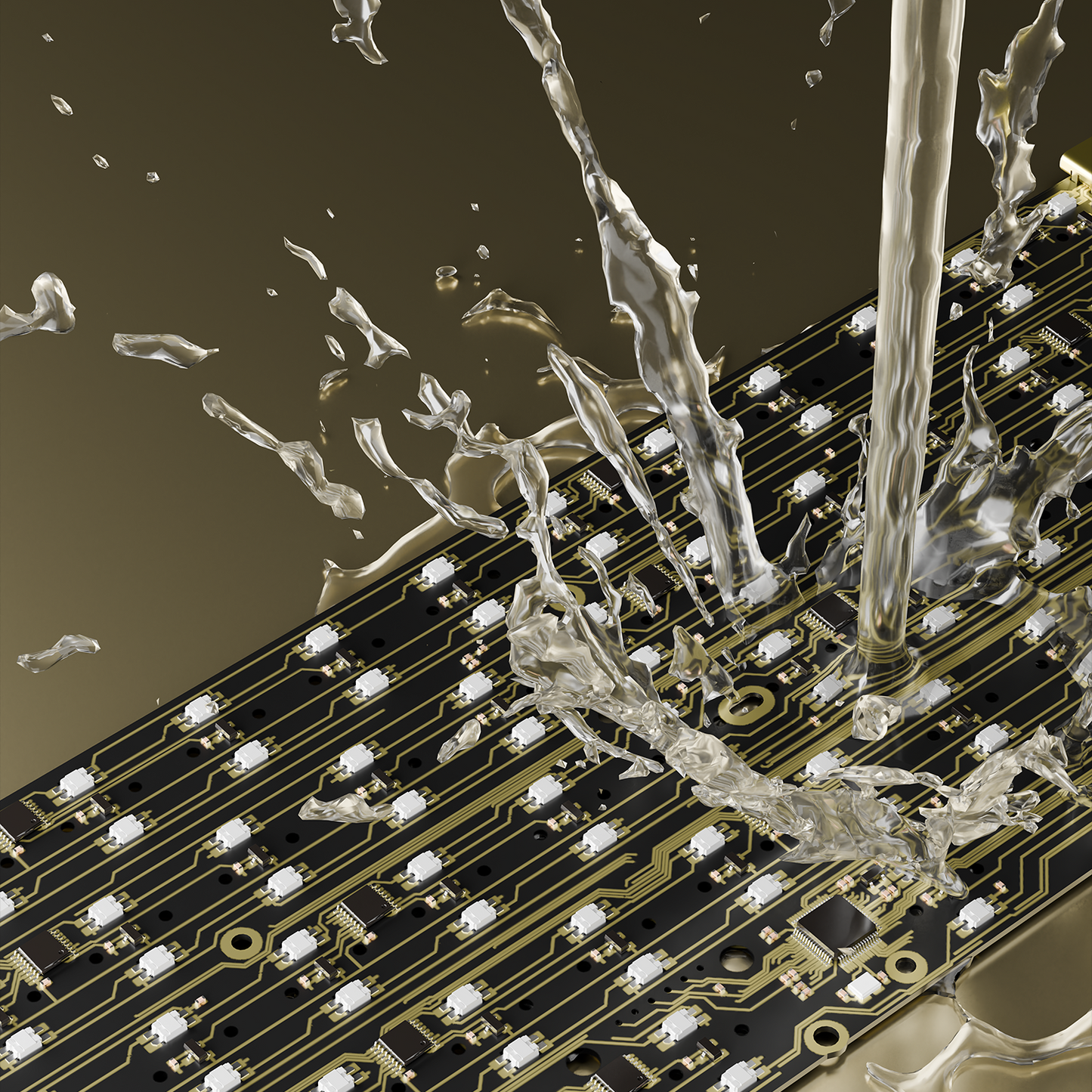 GATERON GT60 Ultra HE Magnetic Keyboard PCB - Dual-LED Glow PCB