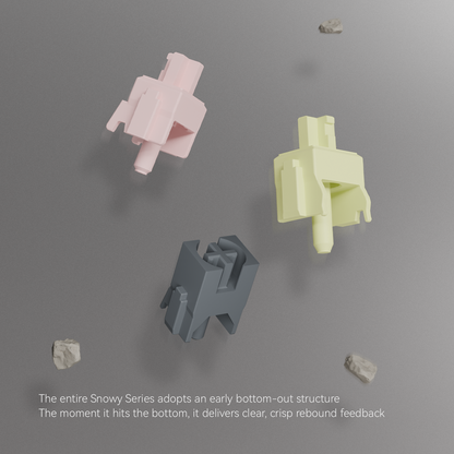 UKEEBS X GATERON Snowy Series switch Set