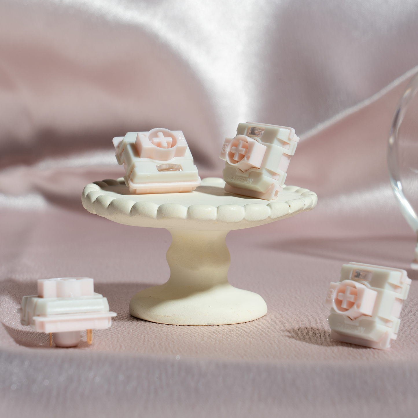 GATERON KS-33 Low Profile 2.0 Strawberry Chocolate Linear Switch Set