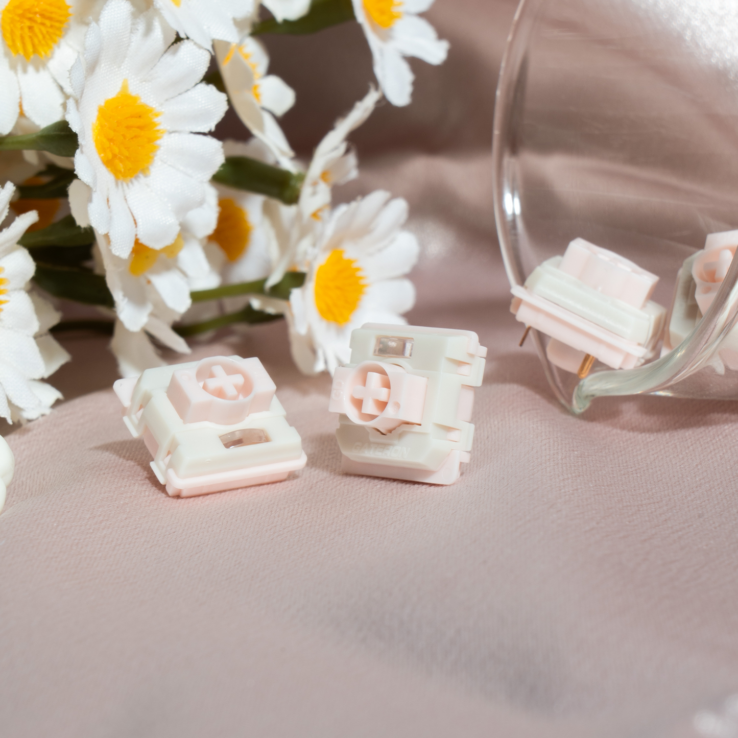 GATERON KS-33 Low Profile 2.0 Strawberry Chocolate Linear Switch Set