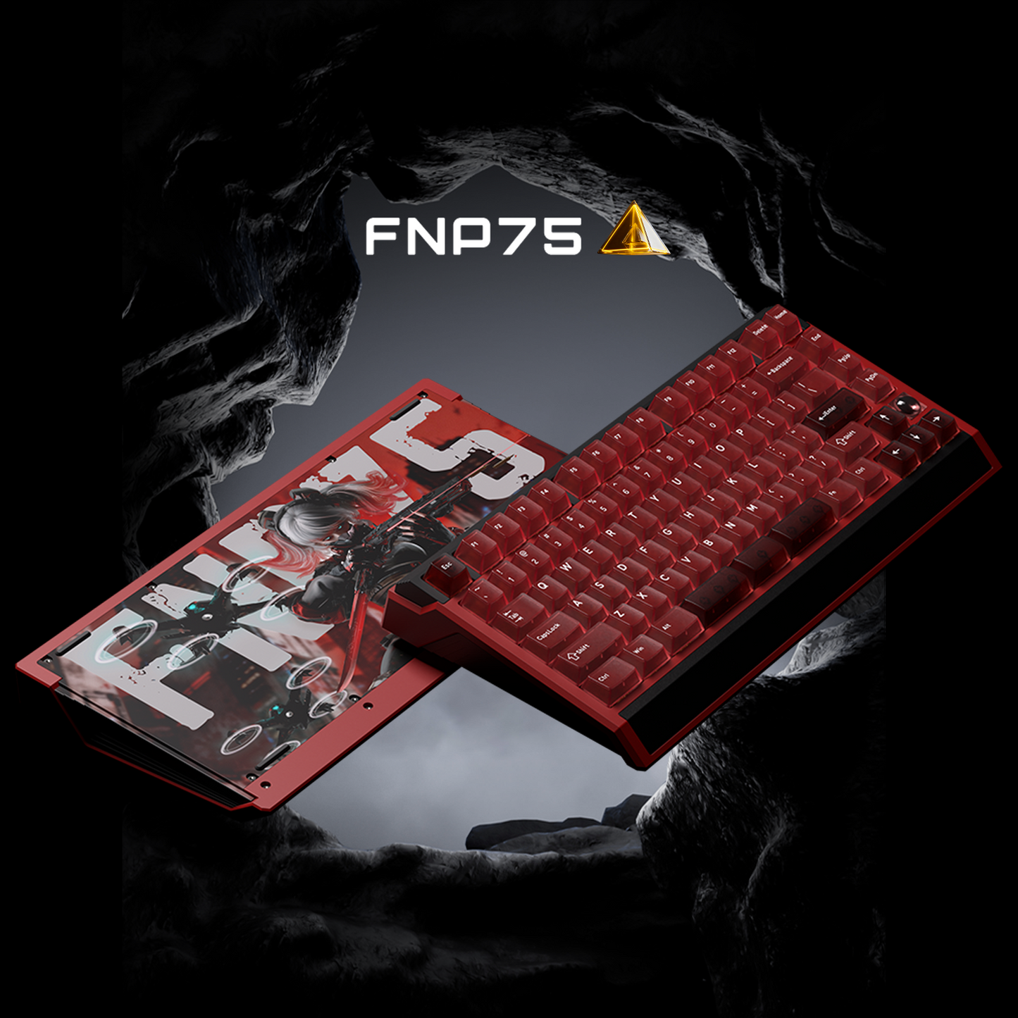 GATERON × Sikakeyb FNP75 HE Magnetic Switch Custom Gaming Keyboard