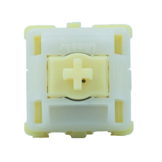UKEEBS X GATERON Snowy yellow magnetic HE switch Set