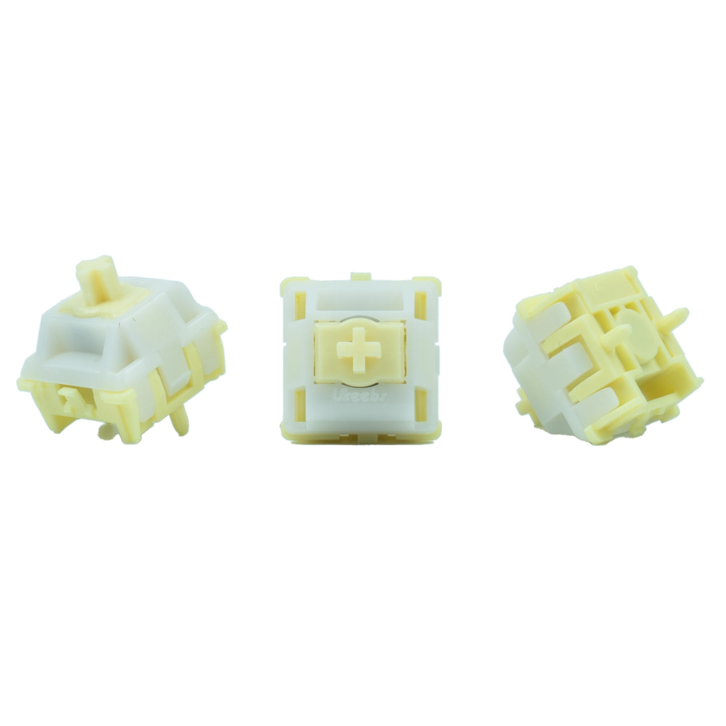 UKEEBS X GATERON Snowy yellow magnetic HE switch Set