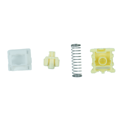 UKEEBS X GATERON Snowy yellow magnetic HE switch Set
