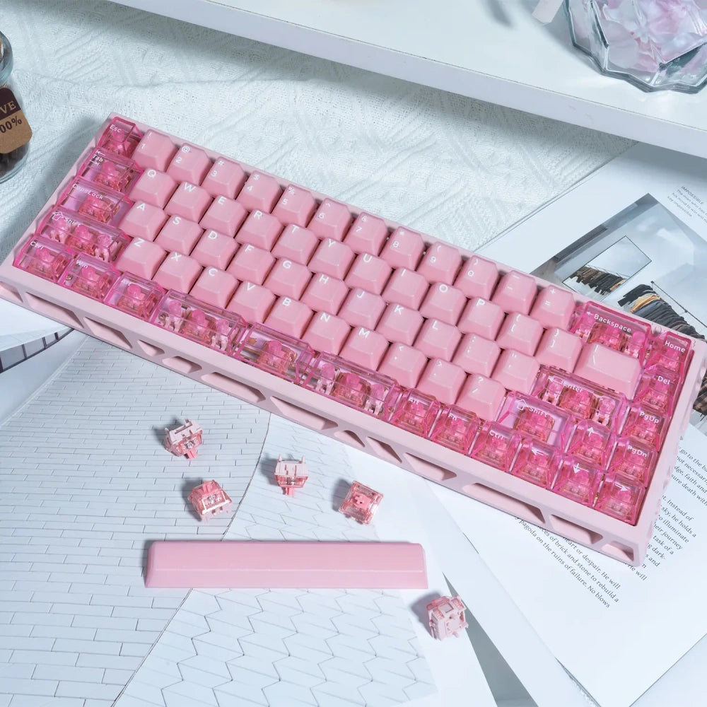 GATERON FORT68 Sakura HE Magnetic Keyboard – Limited Edition Collaboration Set with GT68 Ultra PCB