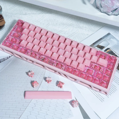 GATERON FORT68 Sakura HE Magnetic Keyboard – Limited Edition Collaboration Set with GT68 Ultra PCB